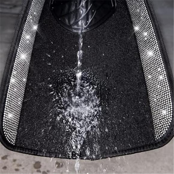 Bling Diamond Car Floor Mats, Shining Rhinestone Carpet Sparkly Glitter Crystal - Picture 6 of 6